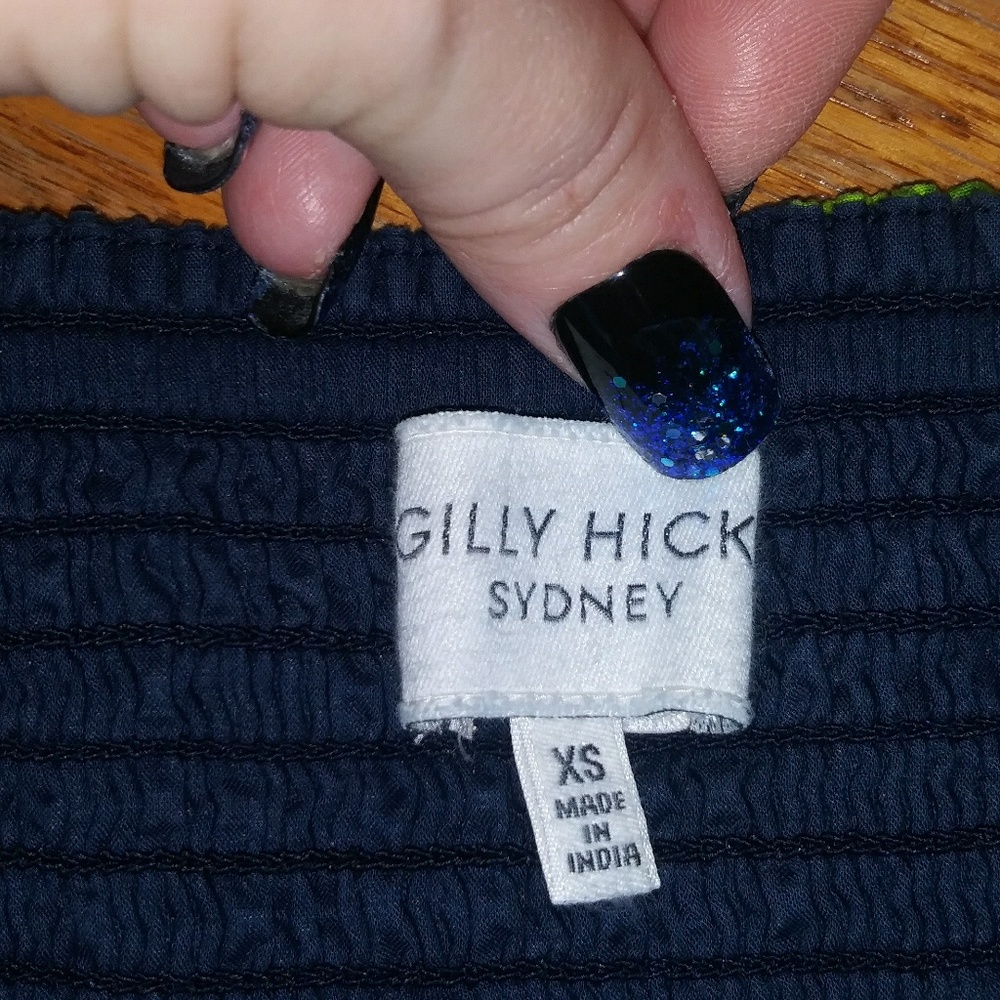 GILLY HICKS STRAPLESS FLORAL MINI DRESS - Picture 7 of 8